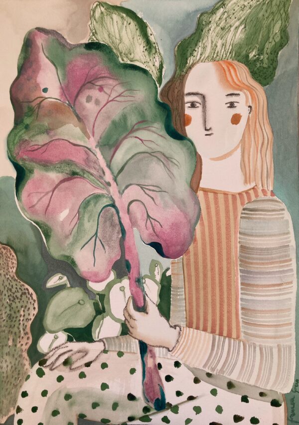 La Donna con la Foglia rosa
