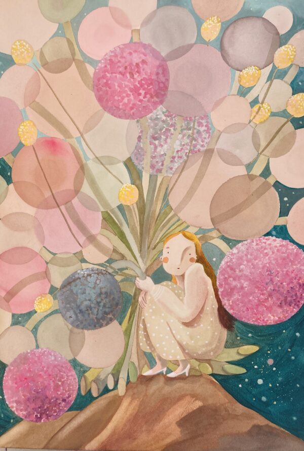 La donna con i fiori