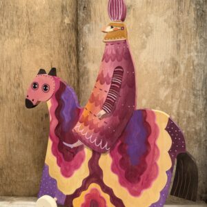 La Dama e il Cavaliere  Fucsia - immagine 3