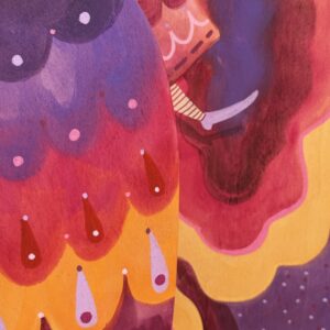 La Dama e il Cavaliere  Fucsia - immagine 5